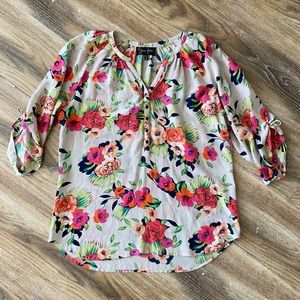 Yumi Kim Yumi Floral Silk Blouse
